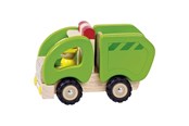 Houten speelgoed - Goki Wooden Garbage Truck - 55964