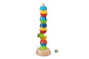 Bordspellen, Kaartspellen & Dobbelspellen - Goki Wooden Wobbling Tower Game 15 pcs. - 56752
