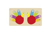 Puzzels - Goki Wooden Counting Puzzle Hand 14 pcs. Hout - 57875