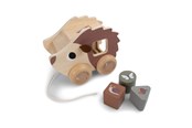 Speelgoed voor baby's - Filibabba Pull Along Toy - Henning the Hedgehog with Shape Sorter - FI-03369