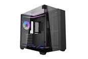Case - Darkflash TH285 computer case 4 fans (black) - Case - Miditower - Zwart - TH285 Black