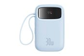 Powerbank - Baseus QPow 2 10000mAh 30W 2xUSB-C powerbank (blue) Powerbank - Blauw - 10000 mAh - P10055008313-00