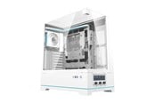 Case - Darkflash DY450 PRO computer case with fan (white) - Case - Miditower - Wit - DY450 PRO White