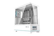 Case - Darkflash DY451 PRO computer case with fan (white) - Case - Miditower - Wit - DY451 PRO White