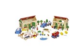 Houten speelgoed - Goki Wooden Farm 71 pcs. - 58598