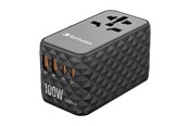 Mobiel - Adapters & Opladers - Verbatim UTA-06 Power Adapter - GaN III Universal - 2 x USB 2 x USB-C - 100 Watt - 32121