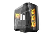 Case - Darkflash Computer Case DY470 4 fans (black) - Case - Miditower - Zwart - DY470 Black