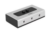 USB hub - DeLOCK Switch Stereo Jack 3.5 mm USB hub - 2 - Zwart - 87699