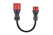 Elektrische auto oplader - go-e Gemini flex 22 kW to CEE red 16 A - CH-04-03