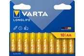 Batterij - VARTA 4106101761 Longlife AA - 10-pack - 4106101761