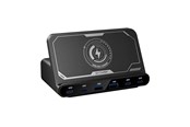 Mobiel - Adapters & Opladers - BlitzWolf BW-S27 160W 2xUSB-A 4xUSB-C 15W wireless charger (black) - BW-S27