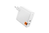 Voedingskabel (extern) - Spigen ArcStation Pro 140W Wall Charger - white - GaN / 2-Port - ACH06033