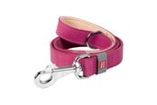 Honden - Waudog Natural Leather Dog Leash Pink 20mm Wide 122cm Long - 08147