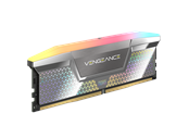 RAM - Corsair Vengeance RGB DDR5-8000 - 48GB - CUDIMM Voor Intel - CL38 - Dual Channel (2 pcs) - Intel XMP - Zilver met RGB - CMHC48GX5M2X8000C38