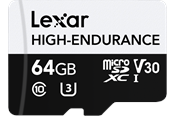 Geheugenkaart - Lexar High-Endurance microSD - 100MB/s - 64GB - LMSHGED064G-BCNNG