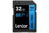 Geheugenkaart - Lexar Pro 800X SD - 150MB/s - 32GB - LSD0800P032G-BNNNG