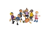 Speelgoedpop - Small Foot Wooden Flexible Doll Family with Baby 8 pcs. - 12426