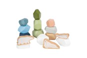 Leren en educatie - Small Foot Wooden Balance Stones Arctic 11 pcs. - 12440