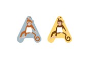 Creatief spelen - Small Foot - Wooden Animal Children's Letter - A - 12508