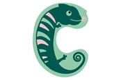 Creatief spelen - Small Foot - Wooden Animal Children's Letter - C - 12510