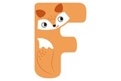 Creatief spelen - Small Foot - Wooden Animal Children's Letter - F - 12513