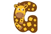 Creatief spelen - Small Foot - Wooden Animal Children's Letter - G - 12514