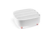 Badkamer accessoires - Gillian Jones - Table organizer with 4 compartments - White - 12005-90