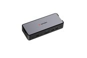 Docking station - Verbatim Pro - docking station - USB-C - 2 x HDMI DP - 1GbE - SSD 256 GB - 32174