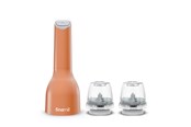 Keuken accessoires - Finamill kruidenmolen op batterijen, met 2 zalmkleurige peulen - GP180134-12SAL