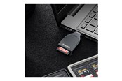 Geheugenkaart - adapter en kaartlezer - SANDISK QuickFlow - card reader - USB 3.2 Gen 1 - SDDR-C731-GNANN
