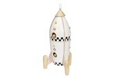 Speelgoed voor baby's - Classic World Wooden Construction Rocket 51 pcs. - 50528