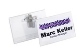 Conferentie & Presentatie - DURABLE Basic naambadge met combiklem om op te spelden of vast te klemmen. - 8101-19