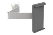 Monitorbevestiging - DURABLE Wandhouder met zwenkarm voor tablets van 7" tot 13". 360° draaibaar, inclusief diefstalbeveiliging. - 893423