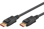 Beelscherm- en tv-kabel - Pro DisplayPort 2.1 - Display cable - 1m - Black - 4040849747595