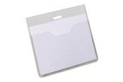 Conferentie & Presentatie - DURABLE Naambadge 60x90 mm met Europerforatie deels dekkend - 813619