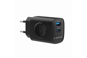 Mobiel - Adapters & Opladers - Gembird 2-in-1 20W Apple Watch + phone fast charger - Black - TA-UC-PDQCW20-01-BK