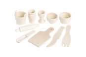 Creatief spelen - Creativ Company Wooden Kitchen Utensils Miscellaneous 10 pcs. - 564701