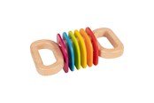 Speelgoed voor baby's - Goki Wooden Rainbow Rattle - 61885