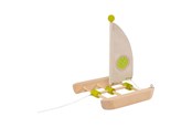 Bouw-/constructiekits - Goki Wooden Catamaran Construction Kit 11 pieces. - 63888
