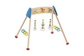 Speelgoed voor baby's - Goki Wooden Baby Gym Farm Animals with Sound - 65208