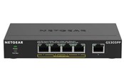 Switch - Netgear GS305PP 5-Port Gigabit Ethernet SOHO Unmanaged Switch 4-Ports PoE+ (83W) - GS305PP-300EUS