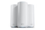 Router - Netgear RBE773 Orbi 770 Series Tri-Band WiFi 7 Mesh (3-Pack) - Mesh router 802.11a/b/g/n/ac/ax/be (Wi-Fi 7) - RBE773-100EUS