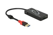 USB hub - DeLOCK Hub - 3 Ports USB hub - 3 - Zwart - 62899