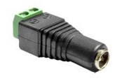 Voedingskabel (intern) - DeLOCK Adapter DC 2.1 x 5.5 mm female > Terminal Block - 65421