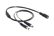 Voedingskabel (intern) - DeLOCK Power Splitter DC Jack 5.5 x 2.1 mm to DC Jack 5.5 x 2.1 mm - 50 cm - 83286