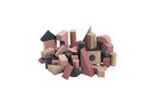 Speelgoed voor baby's - Babytrold Foam building blocks - Dusty Rose - 52 pieces - 18-49DR