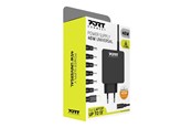 Laptop oplader - PORT Designs 45W EU Universal Mains Power Supply - 900090B-EU