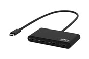 USB hub - PORT Designs USB-C HUB 3 USB-C PORTS & 1 USB-C POWER DELIVERY USB hub - 4 - USB 3.1 - Zwart - 900147