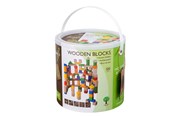 Speelgoed voor baby's - Joueco Wooden Blocks 100pcs. - 80019
