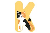 Creatief spelen - Small Foot - Wooden Animal Children's Letter - K - 12518